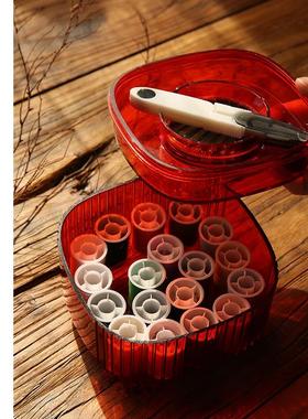 针线盒结婚红色新娘嫁妆女方陪嫁套装高档实用针线包婚庆用品大全