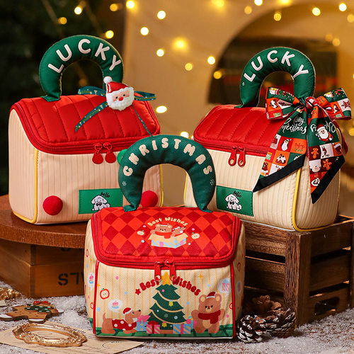 圣诞节礼物盒2025新款平安夜苹果礼盒创意伴手礼袋套装公司送员工