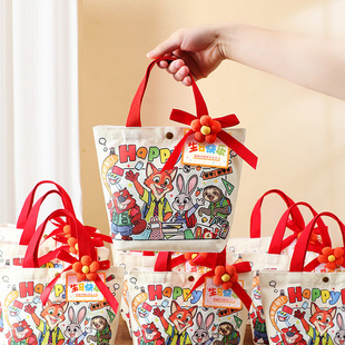幼儿园生日伴手礼儿童10岁礼品袋疯狂动物城小学生开学仪式感礼物