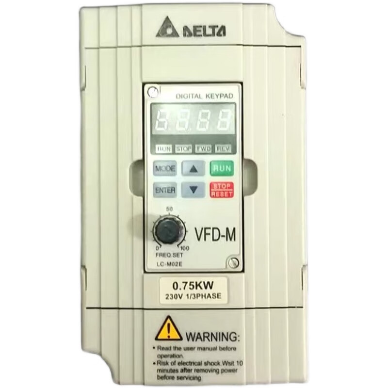 变频器VFD075M43A三相380V7.5KW0.4KW220V/230V