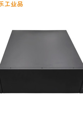 工控服务器机箱4u500mm深钣金1u2u3u金属外壳定制加工机箱黑色1u2