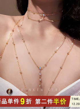 欧美性感比基尼胸链女款纯欲