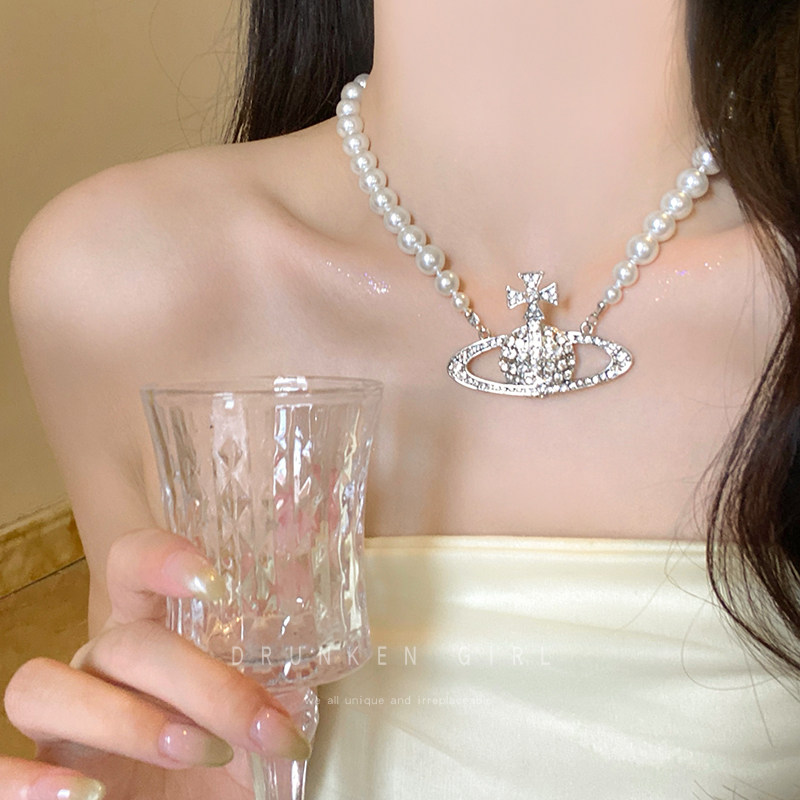 细节满分~西太后大号土星珍珠