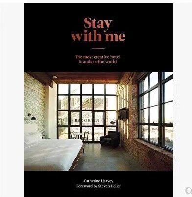 现货 Stay with Me 环球创意酒店品牌VI设计 酒店标识设计平面设计书籍 英文原版