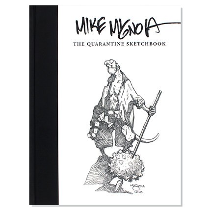 正版 Mike Mignola Sketchbook麦克米格诺拉英文原版进口速写素描草稿集画集卡通人物漫画铅笔手绘临摹美术画册素描教程书籍