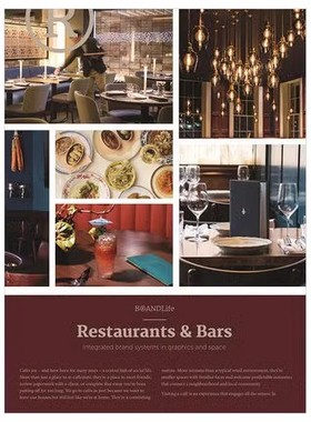 现货 BRANDLIFE Restaurants & Bars 餐厅酒吧品牌形象 中小型餐饮店设计书籍 英文原版