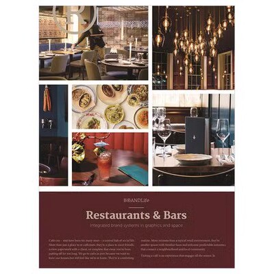 现货 BRANDLIFE Restaurants & Bars 餐厅酒吧品牌形象 中小型餐饮店设计书籍 英文原版