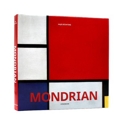 现货 Piet Mondrian 彼埃·蒙德里安几何抽象画派 非具象绘画 荷兰艺术大师 艺术入门画册 艺术家专著 进口原版 多语种 精装