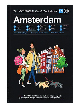 现货 Amsterdam 阿姆斯特丹 The Monocle Travel Guide Series  城市旅行指南 英文原版 Gestalten出版