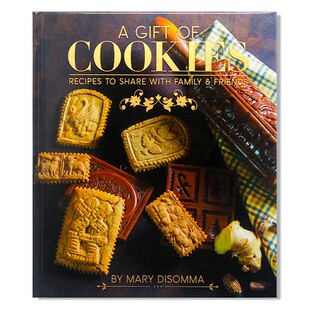现货 A Gift of Cookies: Hardcover Cookbook 饼干的礼物 饼干装饰制作步骤 马卡龙蛋糕制作食谱 英文原版