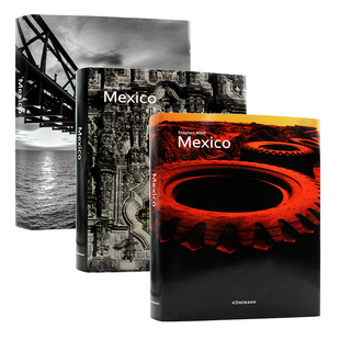 广袤贫瘠 Mexico 崎岖 现货 高原 精装 大部分地区位于北美大陆 多语种 墨西哥 金字塔和棕榈滩 进口原版 山脉纵横交错