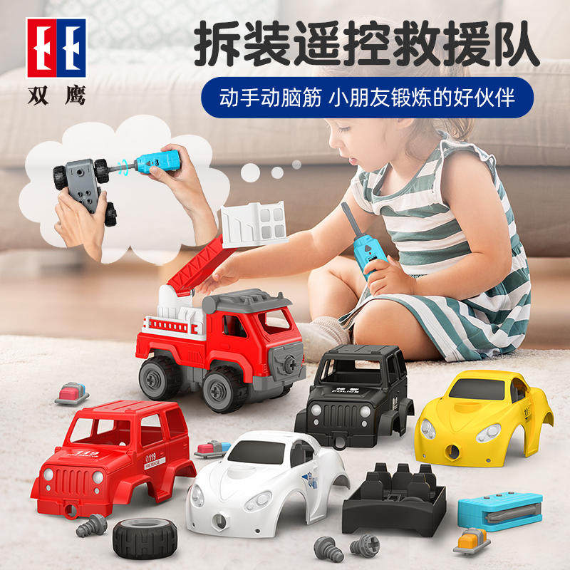双鹰遥控车玩具汽车男孩儿童女孩版电动迷你小生日礼物2024年新.