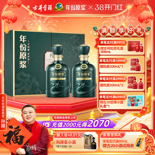 【蛇年新品】古井贡酒 年份原浆古20蛇年生肖礼盒52度500mL*2瓶