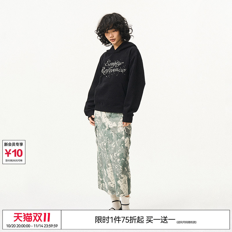 宽松休闲长袖连帽卫衣