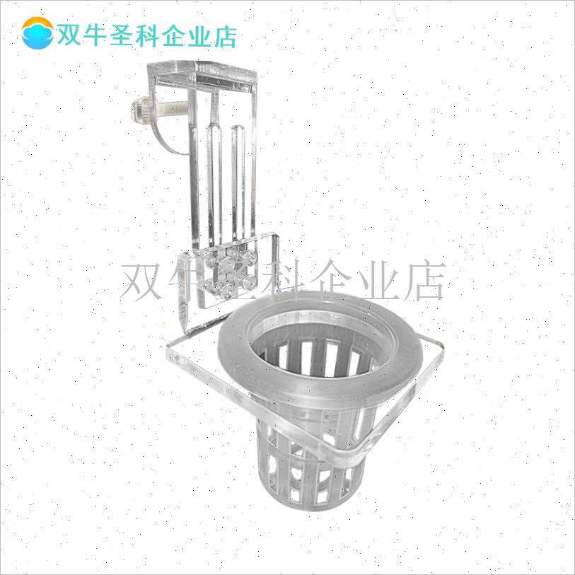 水族箱壁挂定植篮搭配水草固定造景架 J水培植T物盆三联款组合.