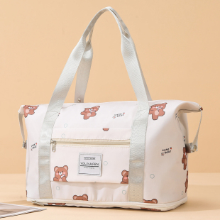 短途旅行包学生拉杆登机包待产收纳袋可爱轻便携出差大容量行李包