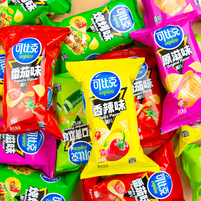 可比克新品薯片混合口味多选