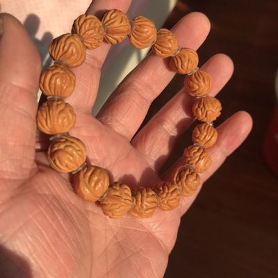 16mm秦岭龙纹野生包浆手串