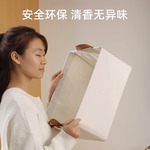 衣柜衣服收纳箱家用衣物裤子棉麻折叠整理盒抽屉式储物筐【秒杀2