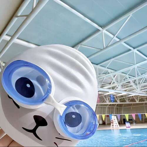 海豹泳帽呆萌高弹力长发