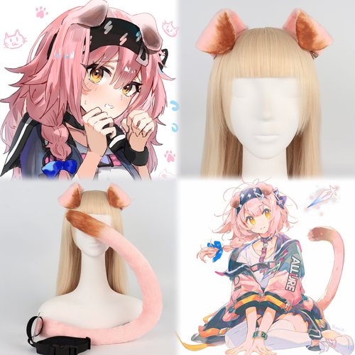明日方舟澄闪cos猫耳猫咪尾巴