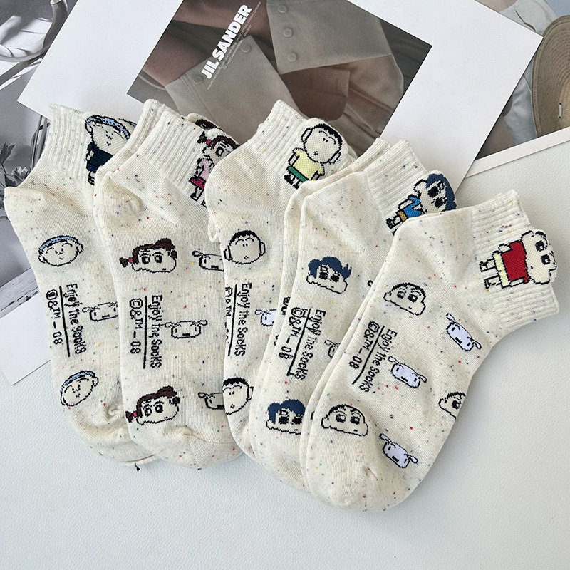 卡通可爱袜子女秋季动漫人物