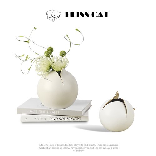 花瓶床头柜摆件陶瓷轻奢