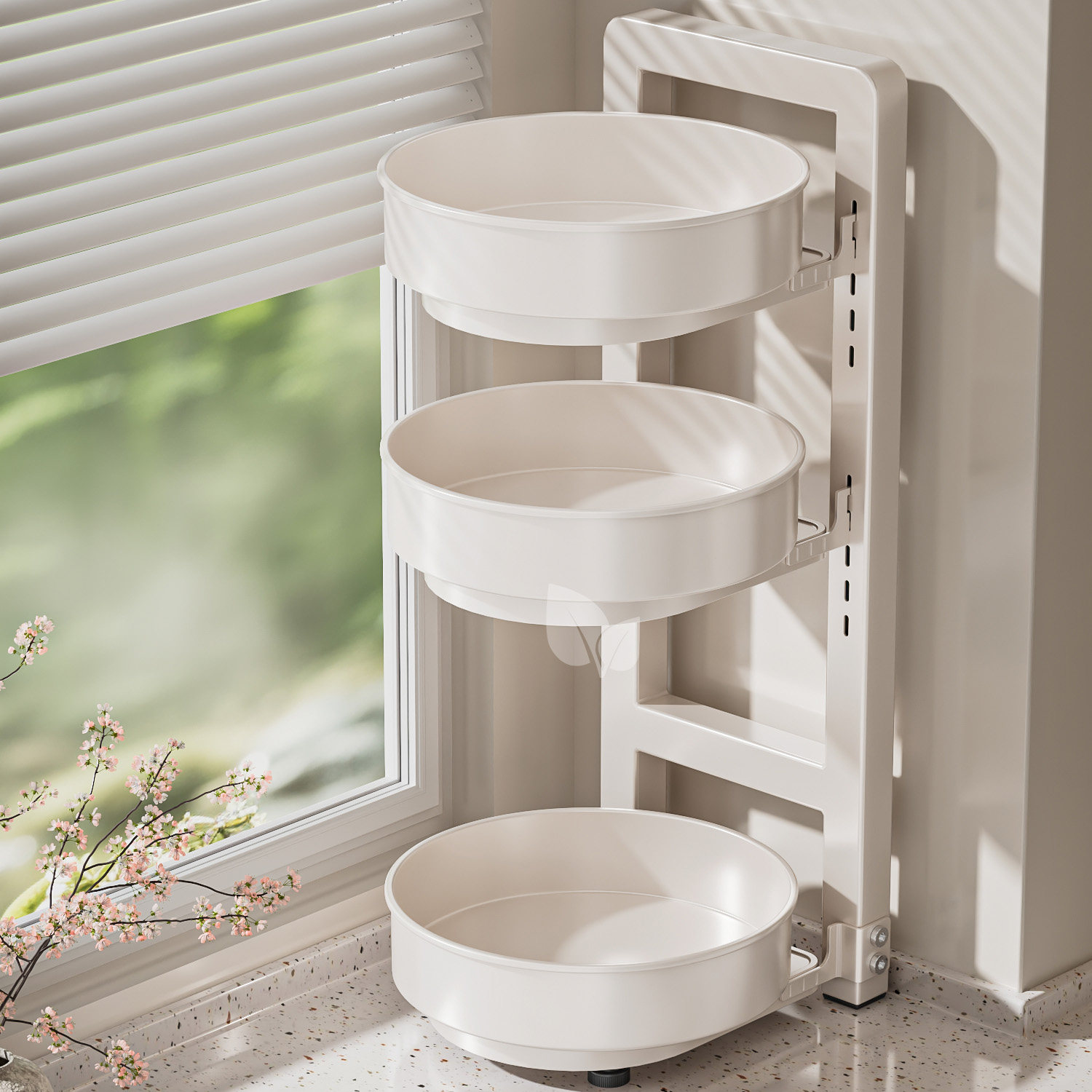 旋转调料置物架厨房用品调味品架子家用2026新款台面转角收纳架