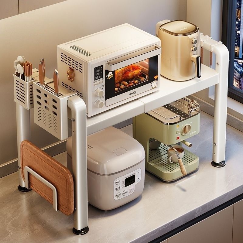 微波炉烤箱架厨房台面置物架家用双层加高电器分层收纳架电饭锅架,厨房/烹饪用具,微波炉置物架,淘宝优惠券,粉丝福利购,淘宝优惠卷