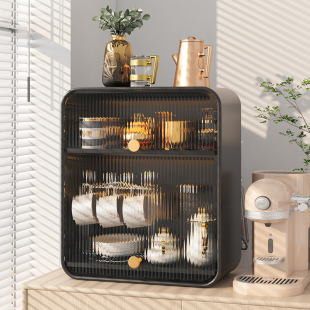 防尘杯子收纳置物架沥水杯架桌面客厅办公室橱柜放咖啡玻璃杯架子