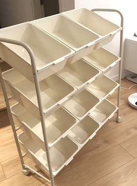 儿童玩具收纳架落地多层家用宝宝置物玩具架简易分类整理箱储物柜