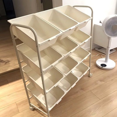 儿童玩具收纳架落地多层