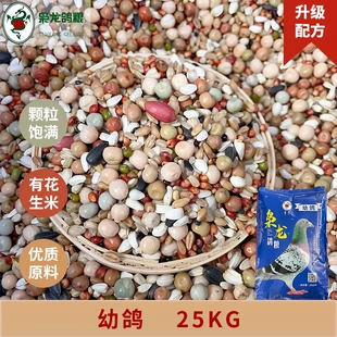 江浙沪皖包邮枭龙鸽粮幼鸽饲料鸽子食50斤信鸽粮赛鸽幼鸽粮
