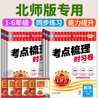 王朝霞考点梳理卷官方正品
