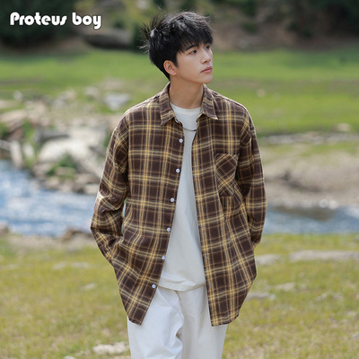 ProteusBoy长袖衬衫潮流