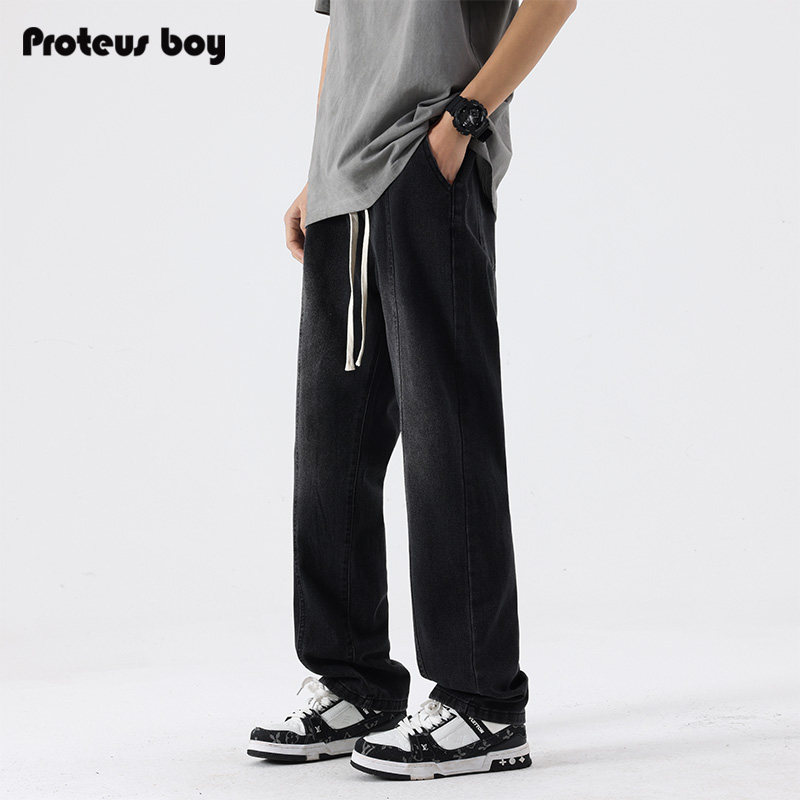 ProteusBoy牛仔裤男新款休闲裤子
