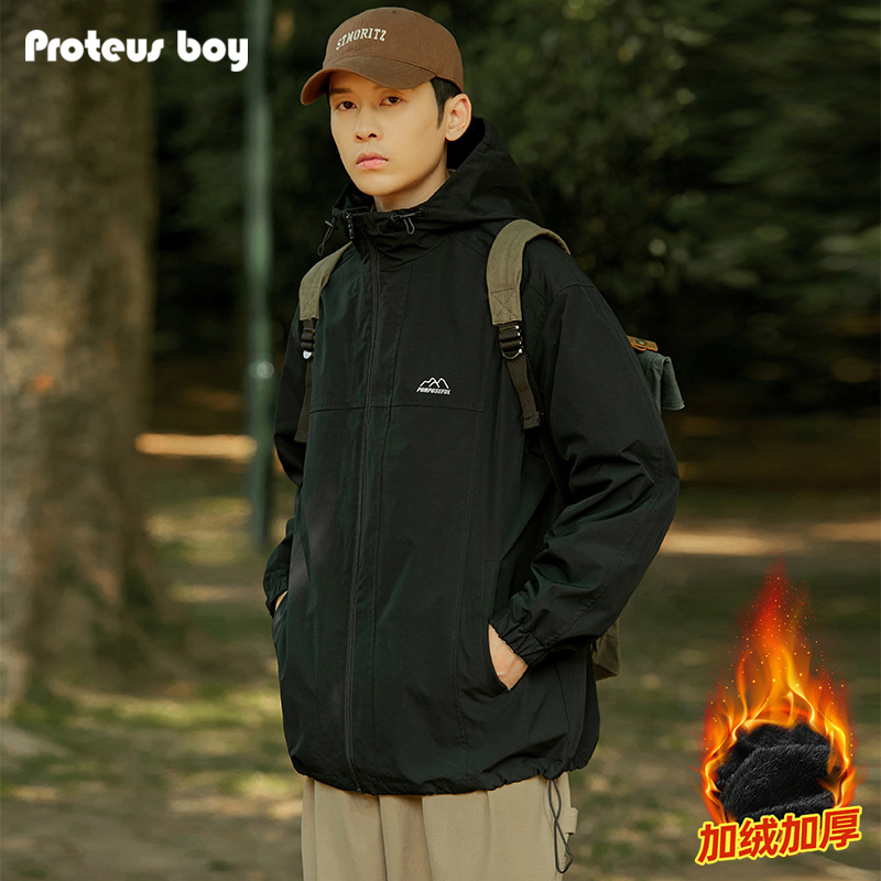ProteusBoy连帽冬季休闲宽松
