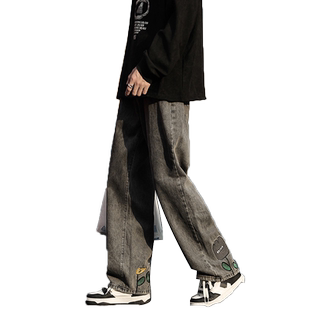 ProteusBoy牛仔裤男款春秋冬季2025新宽松直筒男生美式潮休闲长裤
