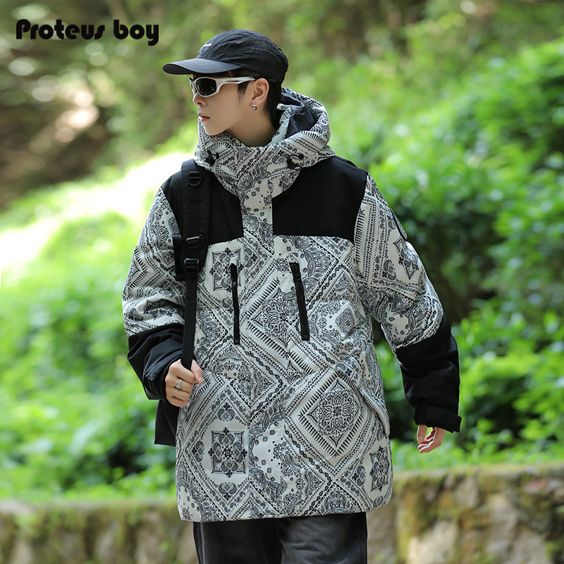 ProteusBoy连帽青春流行棉衣