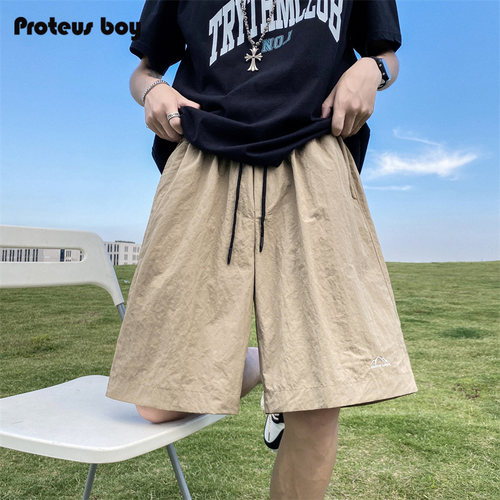 ProteusBoy户外休闲五分短裤男