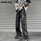 子男款 秋冬季 高街宽松直筒加绒美式 ProteusBoy裤 运动冲锋休闲长裤