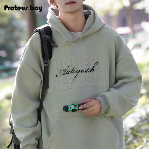 ProteusBoy连帽卫衣男新款