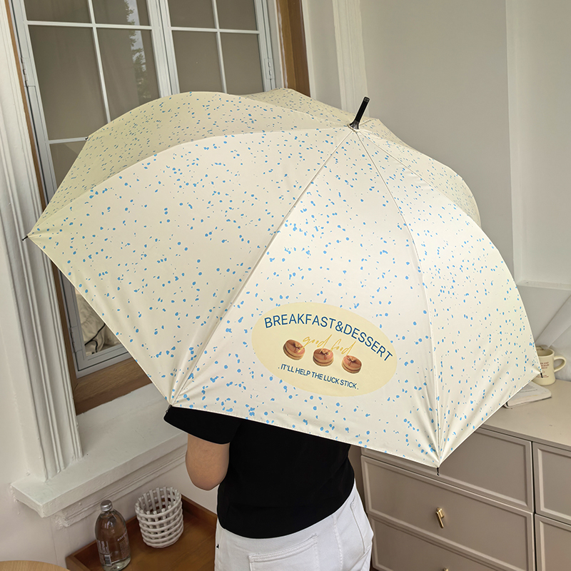 贝果高颜值晴雨两用防晒长柄雨伞