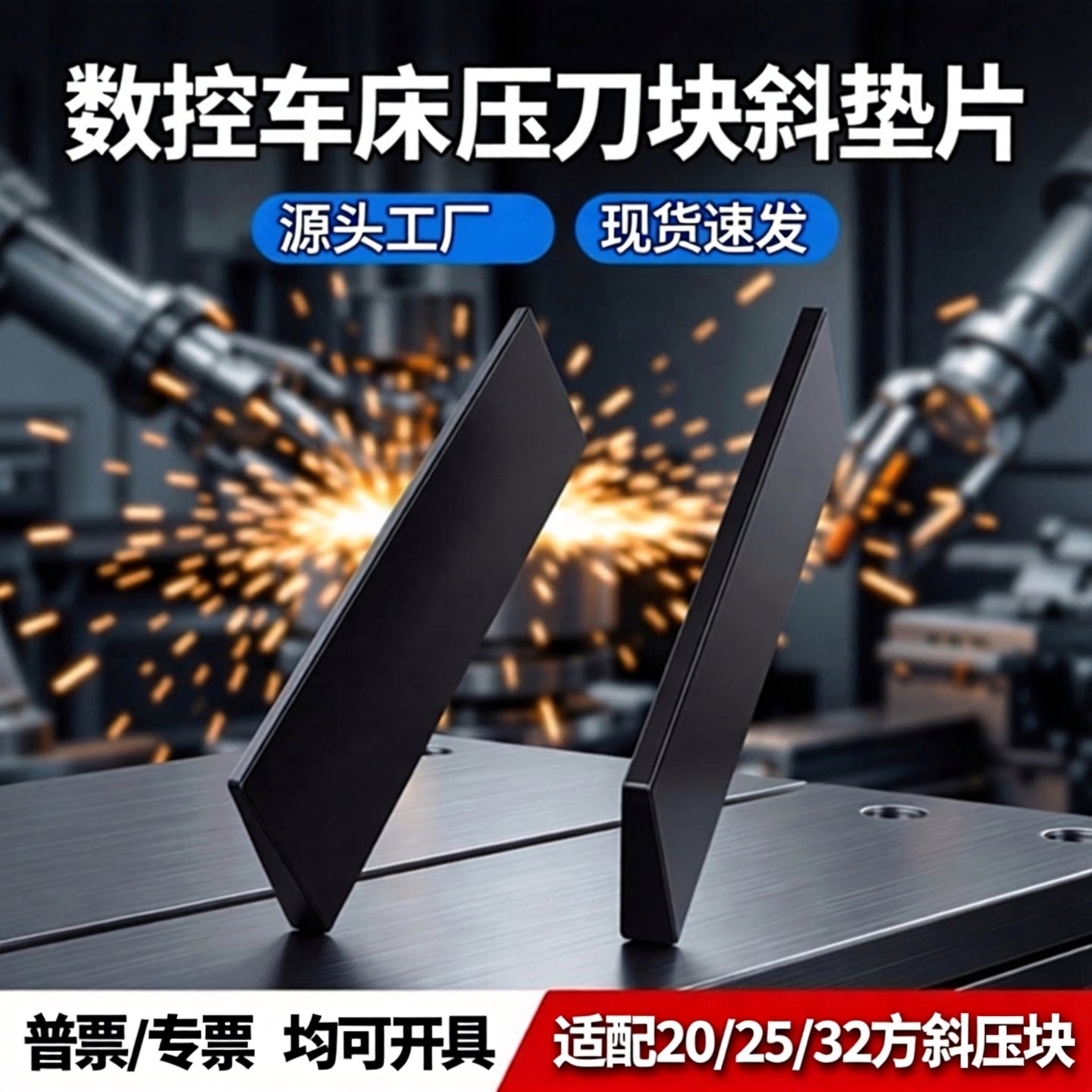 数控车床压刀块斜垫片斜铁楔块图片