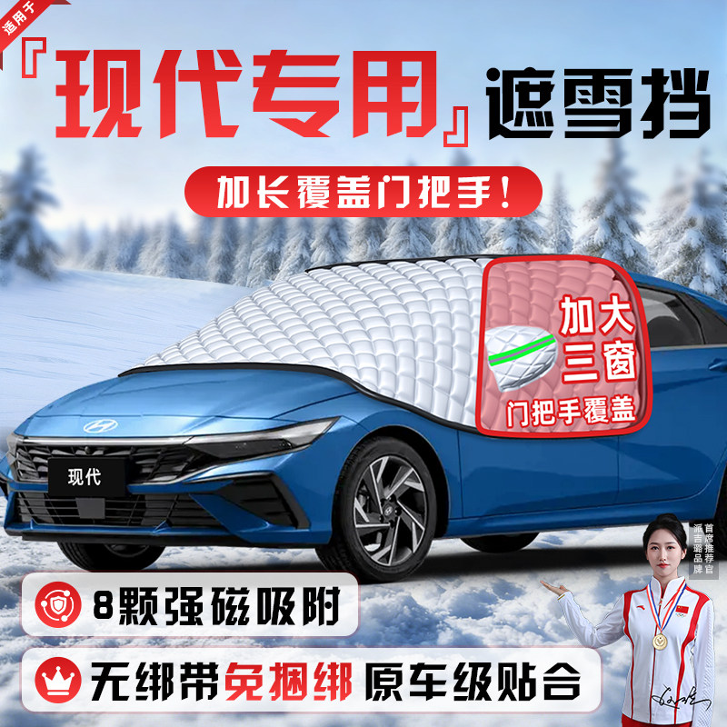 【适用于现代车型】遮雪挡