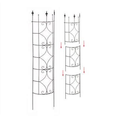 半圆爬藤架 柱子 路灯杆 落水管遮挡爬藤架 撑花支架立体花支撑架