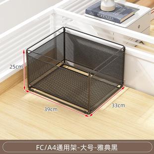 书箱子桌下可移动书包置物架书籍整理筐盒 书本收纳箱学生教室用装