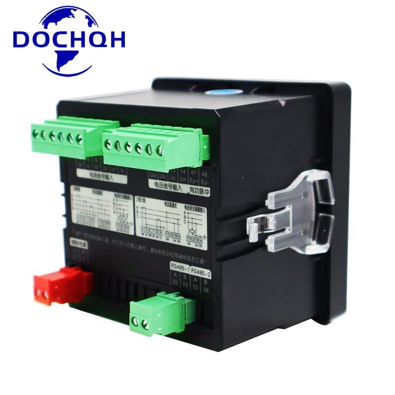 河南东川单相三相液晶多功能电力仪表AC5A智能三相数显表AC220V