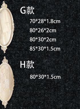 东阳木雕实木欧式木门贴花家具橱柜贴花实木背景墙装饰门芯贴花