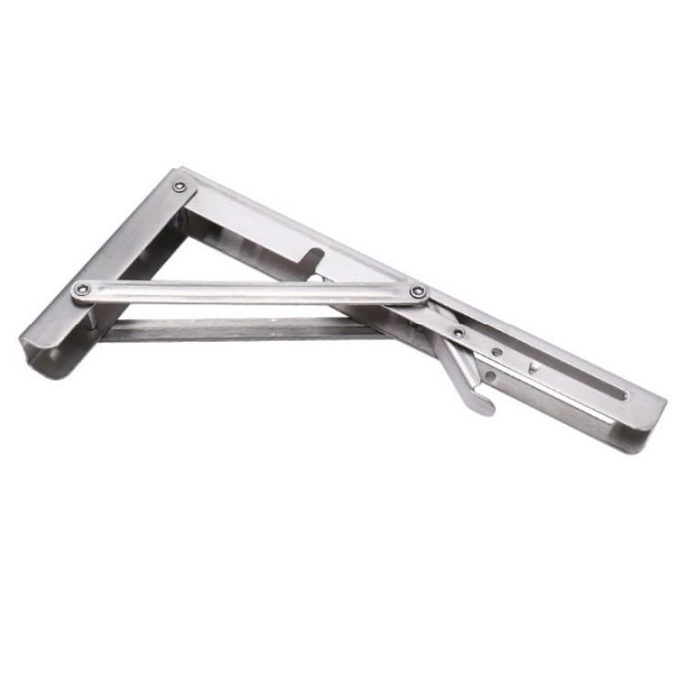 不锈钢三角架壁挂墙桌搁板书架墙上承重置物三角支架折叠支架托架